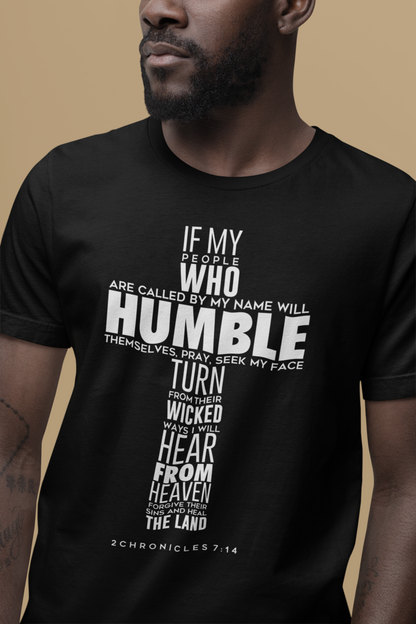 2 Chronicles 7:14 Cross Unisex t-shirt